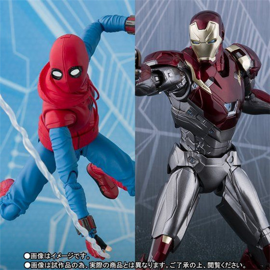 Order : Mô hình SHF Iron man Mark 47 - Spider man ( bootleg) - Tanoshii Shop