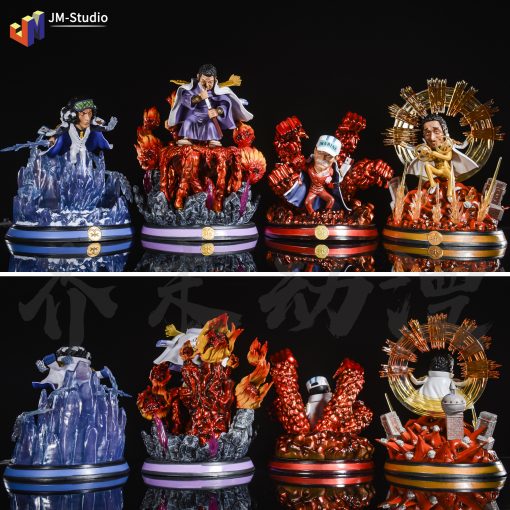 Mô hình Đô đốc hải quân BBT Resin : Akanui, Aokiji, Kizaru, Fujitora One Piece (Bootleg)