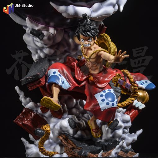 Mô hình Luffy Wano Resin Gear 4 Elephant Gunt One Piece (Bootleg)