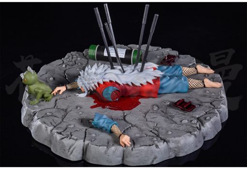 Jiraiya Death Scene - Naruto Resin