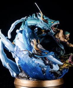 One Piece Roronoa Zoro Triple Dragon Resin