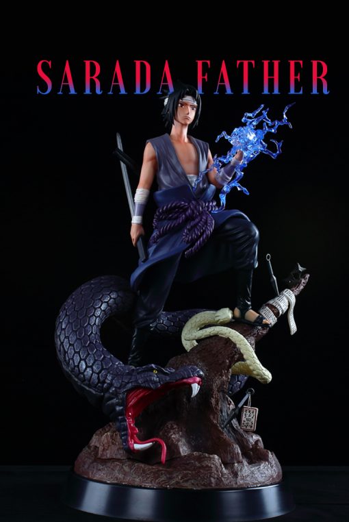 Mô hình Figure Burning Wind Uchiha Sasuke Snake Resin